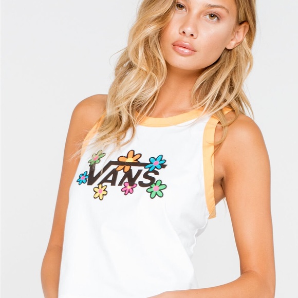 VANS stacked floral tank top - Picture 2 of 4
